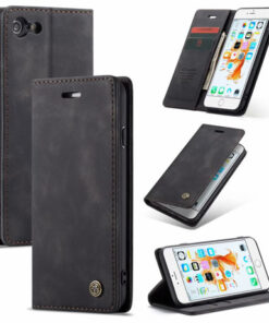 iPhone 6/7/8  & iPhone 6Plus/7Plus/8Plus CaseMe Retro Matte Soft Flip Leather Wallet Case