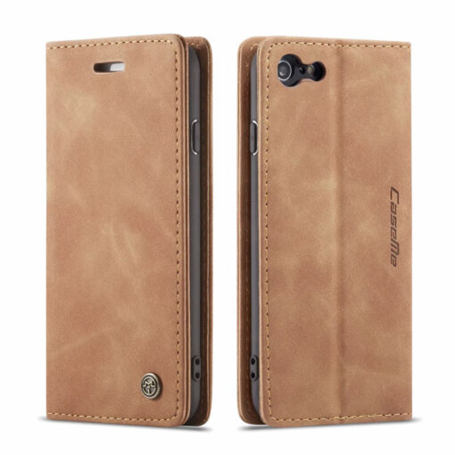 iPhone 6/7/8  & iPhone 6Plus/7Plus/8Plus CaseMe Retro Matte Soft Flip Leather Wallet Case - Image 11