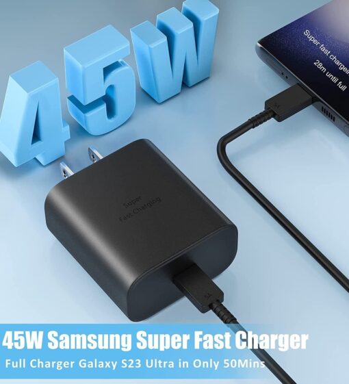 Original Samsung 45W USB Type C To C Super Fast Charger Adapter - Image 3