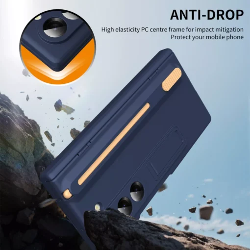 SAMSUNG GALAXY Z FOLD 6/5/4 /3 SCREEN PROTECTOR SHOCKPROOF STAND CASE WITH S PEN - Image 18