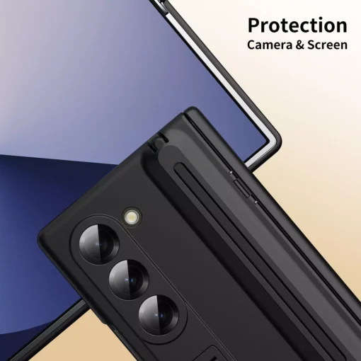 SAMSUNG GALAXY Z FOLD 6/5/4 /3 SCREEN PROTECTOR SHOCKPROOF STAND CASE WITH S PEN - Image 16