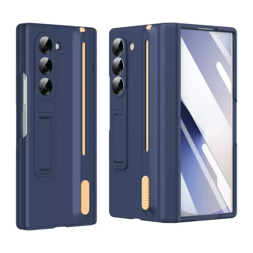 SAMSUNG GALAXY Z FOLD 6/5/4 /3 SCREEN PROTECTOR SHOCKPROOF STAND CASE WITH S PEN - Image 4