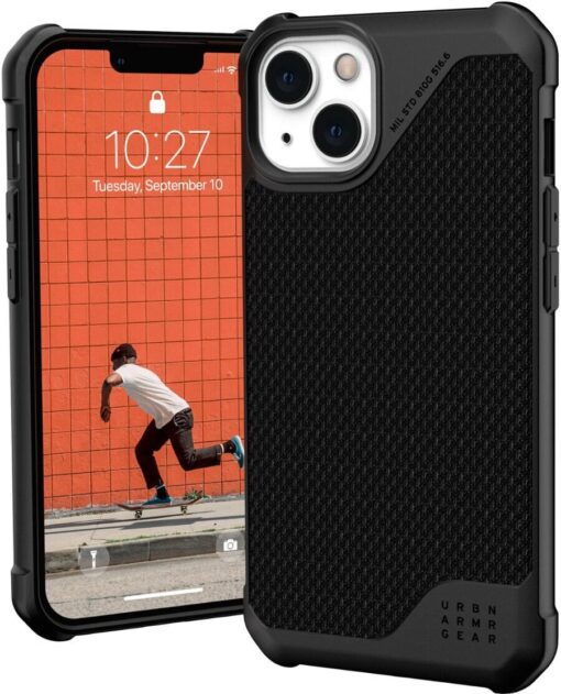 UAG Metropolis LT Magsafe for iPhone 14 Pro Max – Kevlar Black - Image 5