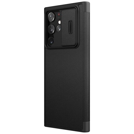 Samsung Galaxy S22 Ultra Premium Luxury Nillkin Qin Pro Series 360° Leather Flip Case Limited Edition - Image 4