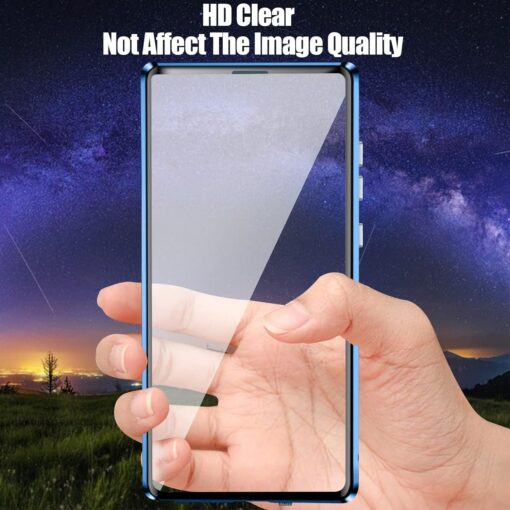 Magnetic Double Sided Clear Tempered Glass Full Protective Case for Samsung Galaxy S Series - Image 14
