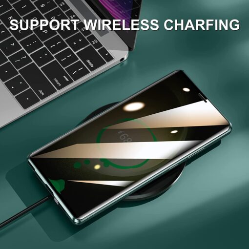 Magnetic Double Sided Clear Tempered Glass Full Protective Case for Samsung Galaxy S Series - Image 18