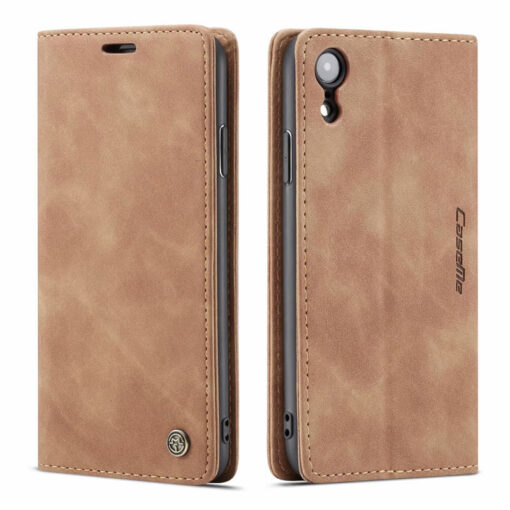 CaseMe iPhone X/Xs , Xr & Xs Max Retro Matte Soft Flip Leather Wallet Case - Image 3