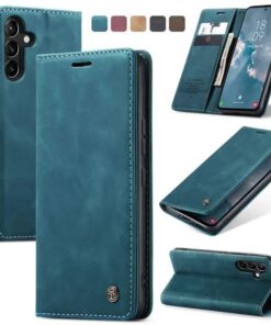 CaseMe Soft Slim Folio Retro Flip Leather Wallet Case with 2 Cards Slot For Samsung Galaxy