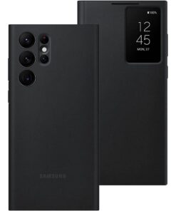 Original Clear View Smart Flip Cover For Samsung Galaxy-S21-S22-S23-S24-And-S25-Ultras