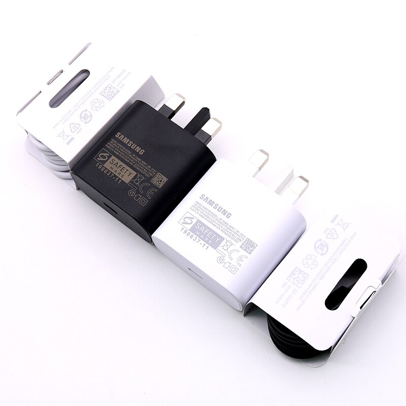 Original Samsung 25W PD Super Fast Wall Charger With USB Type-C to C Cable - Image 2