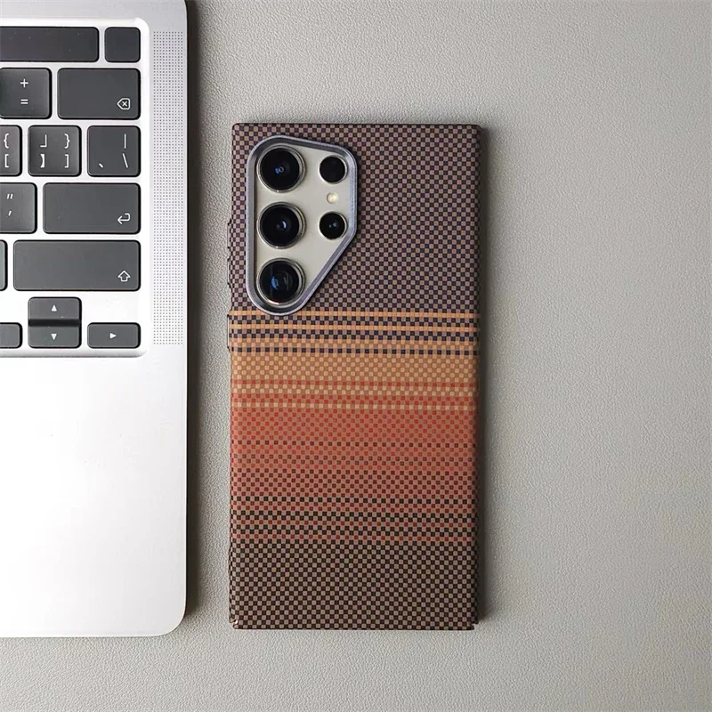 Luxury Premium Carbon Fiber for Magsafe Wireless Charging Hard Case for Samsung Galaxy S22-S23-S24-S25-And-S26 Ultras - Image 6