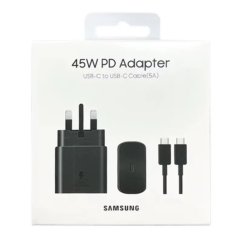 Original Samsung 25W PD Super Fast Wall Charger With USB Type-C to C Cable - Image 6