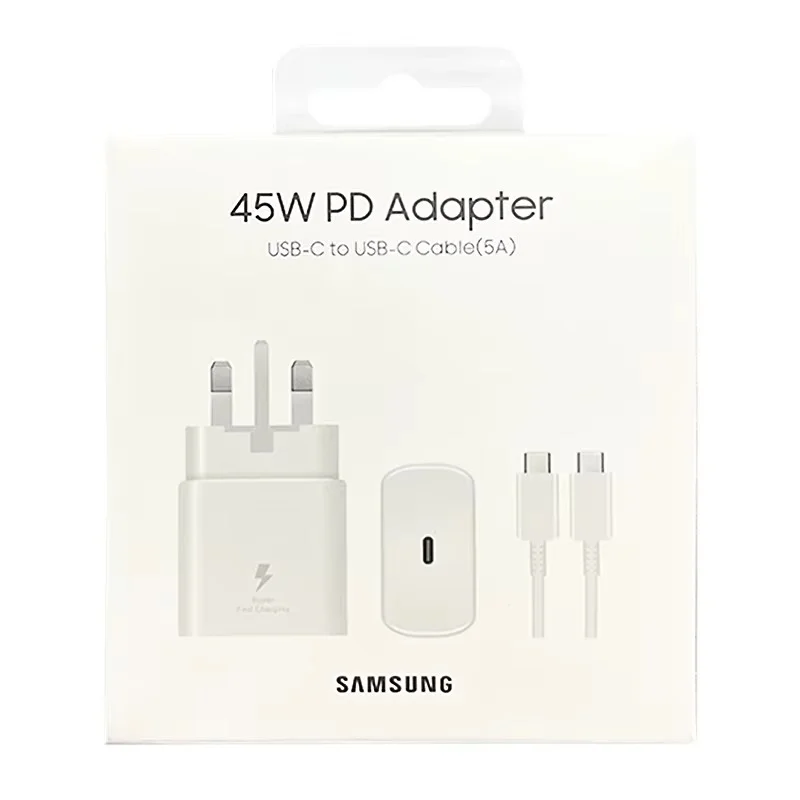Original Samsung 25W PD Super Fast Wall Charger With USB Type-C to C Cable - Image 8