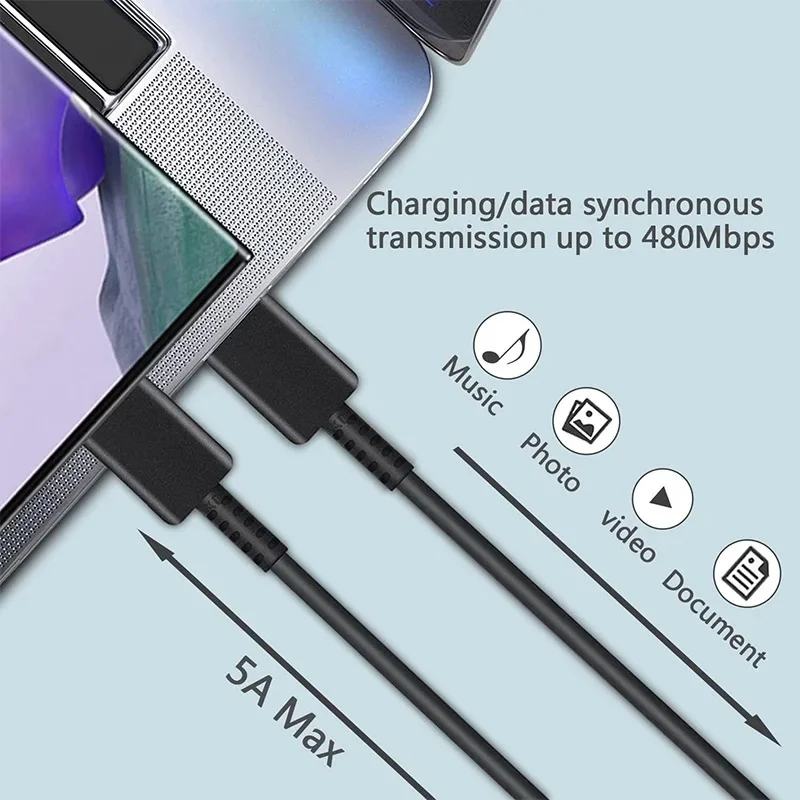 Original Samsung 25W PD Super Fast Wall Charger With USB Type-C to C Cable - Image 10