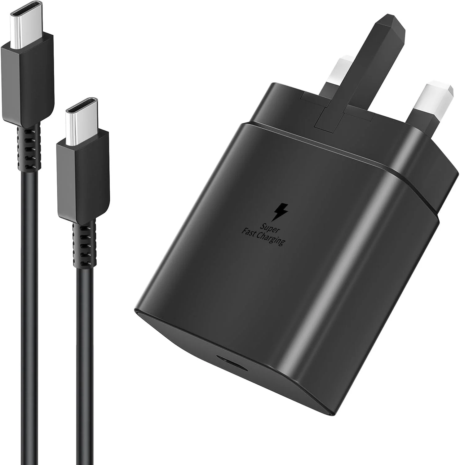 Original Samsung 25W PD Super Fast Wall Charger With USB Type-C to C Cable - Image 24