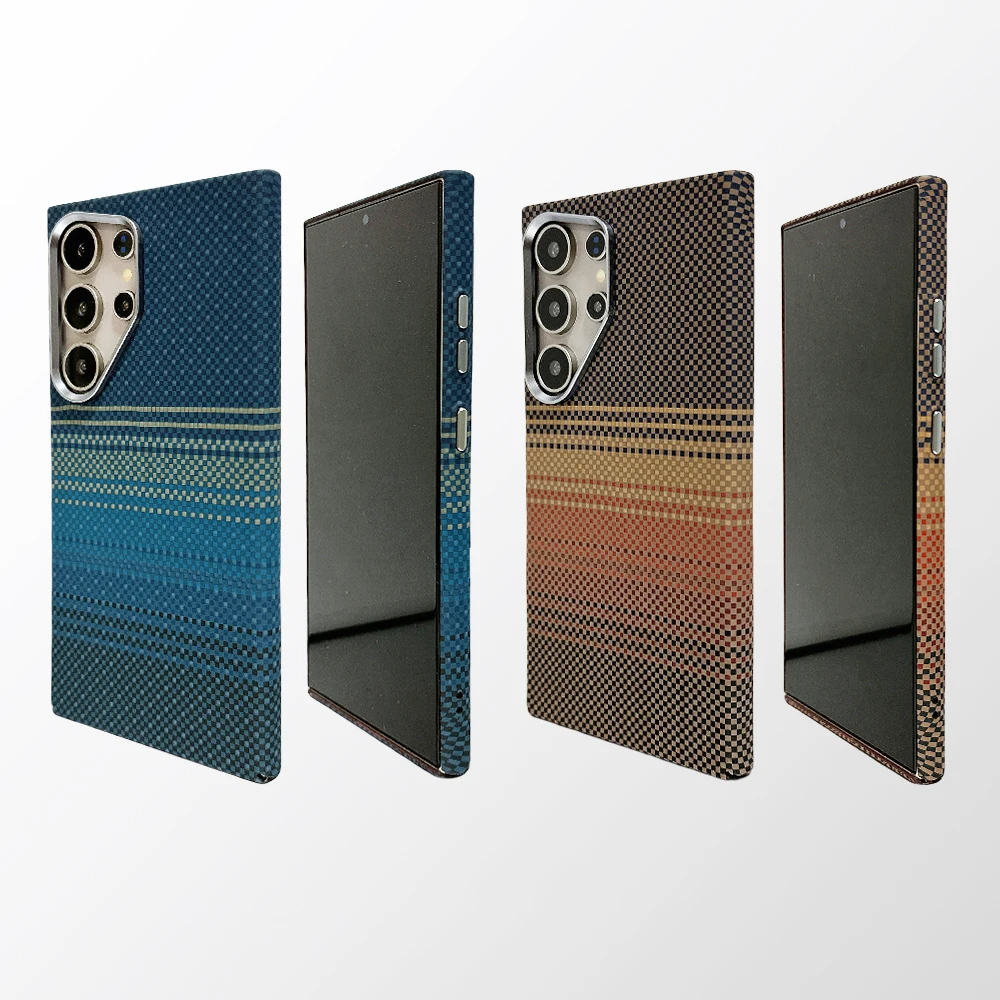 Luxury Premium Carbon Fiber for Magsafe Wireless Charging Hard Case for Samsung Galaxy S22-S23-S24-S25-And-S26 Ultras