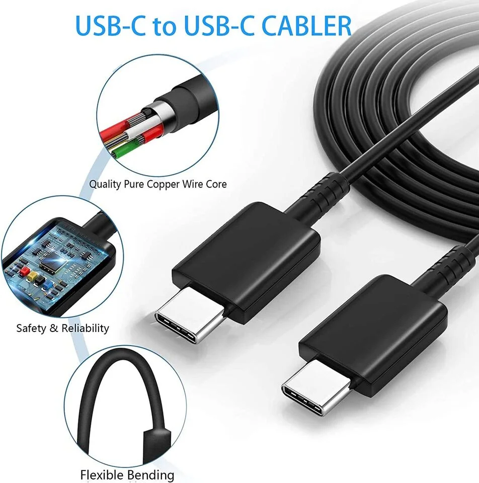 Original Samsung 25W PD Super Fast Wall Charger With USB Type-C to C Cable - Image 15