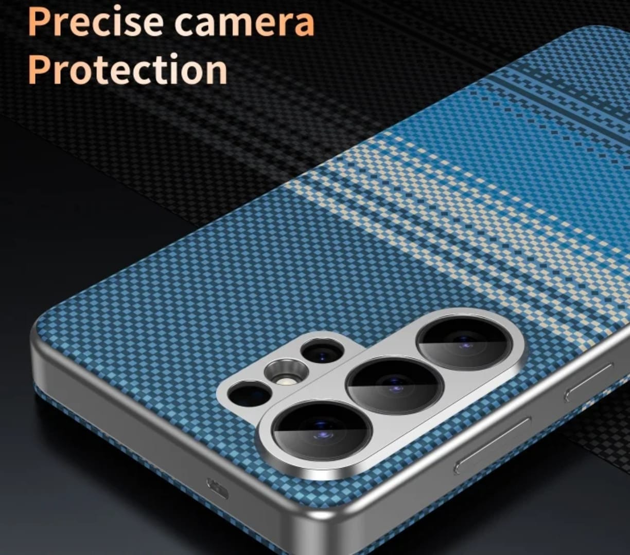 Premium-Carbon-Smart-Flip-Cover-With-Sensor-For-S24 Ultra-S25 Ultra And S26 Ultra - Image 16